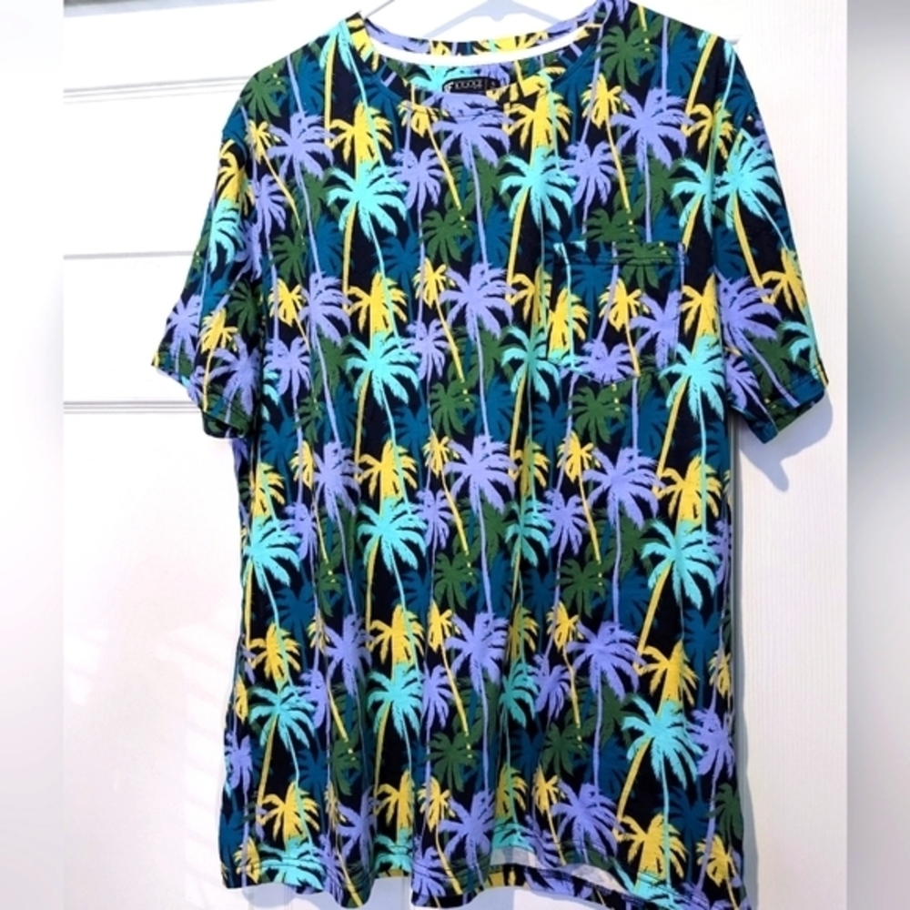 RF brand‎ palm tree tee. Men's XL EUC